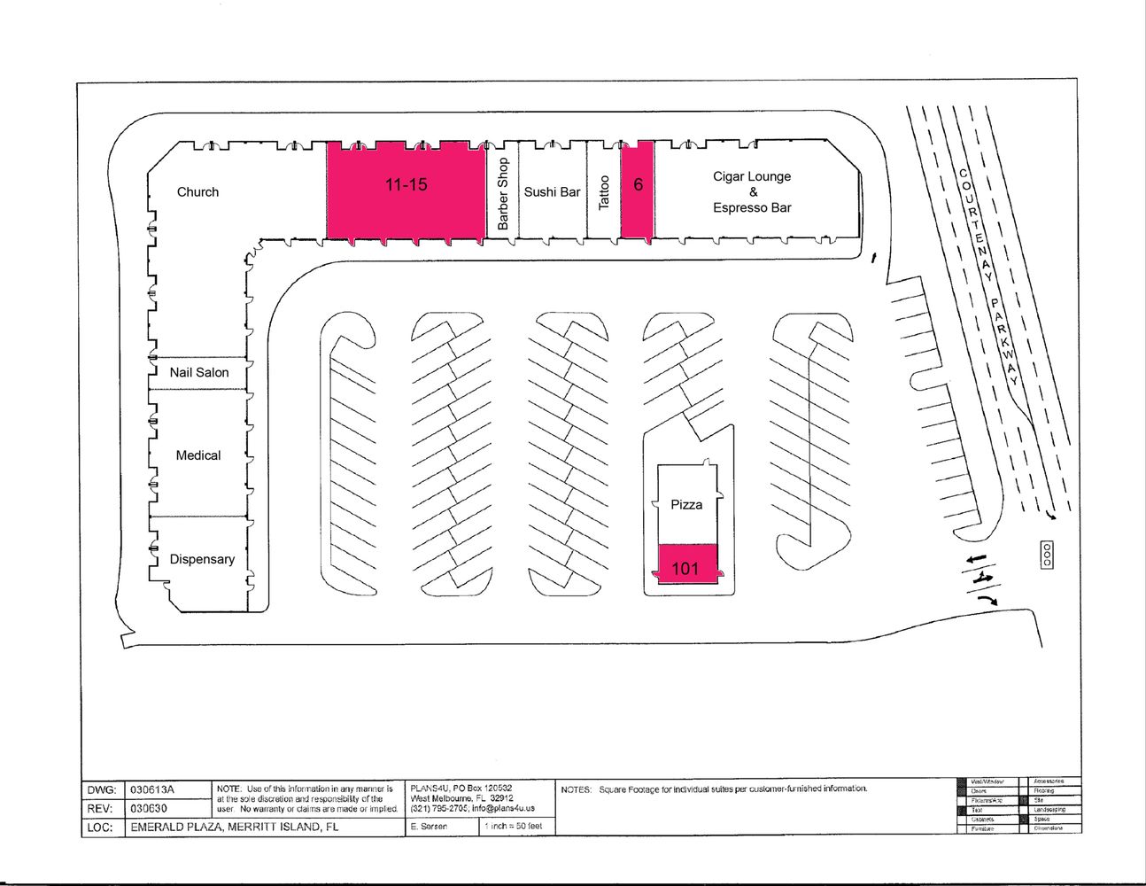 Emerald Plaza: 925 N Courtenay Pkwy, Merritt Island, FL 32953